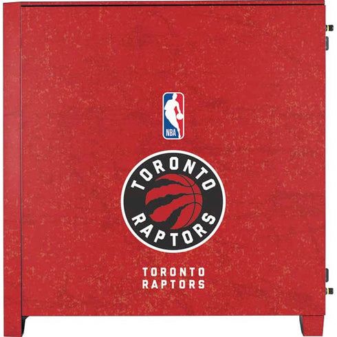 NBA Toronto Raptors Distressed Corsair 4000D Tempered Glass Mid-Tower ATX Case Skin